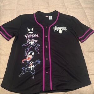 Marvel Venom Black and Purple XL Jersey